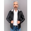 Max Original Leather Pánska kožená bunda 8051 FUR black (4XL 62-64) - Čierna - 4XL