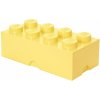 LEGO® úložný box 25 x 50 x 18 cm svetlo žltá