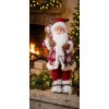 MagicHome 8091020 Dekorácia Vianoce Santa stojaci červený 46 cm