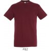 SOL´S REGENT / Pánske tričko s okrúhlym výstrihom - burgundy L