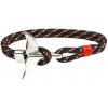 Amparo Miranda® Náramok Veľrybí plutva B17, Farba čierno-červená