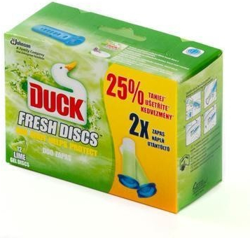 Duck Fresh Discs čistič WC Limetka nápln 2x36 ml od 3,69 € - Heureka.sk