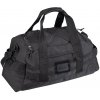 Mil-Tec COMBAT malá taška na rameno, 25L - BLACK (Letecka taška v taktickom prevedení)