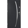 Vchodové dvere oceľové Helios P55 100 Ľ antracit