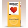 Masculan Ribbed Dotted 10 ks