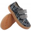 Detské barefoot plátenky Froddo G1700355-2 BLACK-GREY - veľ. 20