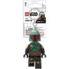 Lego Star Wars svietiaci prívesok na kľúče Boba Fett s LED