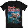 Iron Maiden tričko Trooper Eddie Large Eyes Čierna S