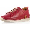 Dámske poltopánky WellFoot 24056 - červené 38