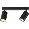 IMMAX NEO PUNTO-2 SMART bodové svítidlo černé zlaté zdroj GU10 4,8W, RGB+CCT, Zigbee 3.0, TUYA (07263Z)