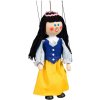 Drevená marioneta Snehulienka, 20 cm