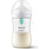 AVENT Natural Response Priehľadná fľaša s cumlíkom s ventilom AirFree (1+ mesiac) 260 ml dojčenská fľaša