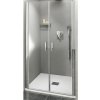 Polysan Zoom Sprchové dvere dvojkrídlové, 90 cm, chróm, číre sklo ZL1790