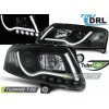 Tuning-tec SVETLOMETY TUBE LIGHT DRL BLACK pasuje na AUDI A6 C6 04.04-08