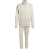 Pánska tepláková súprava adidas, SPORTSWEAR BASIC 3-STRIPES FLEECE béžová,biela XL