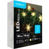 Modee Lighting LED dekorácia 10 LED 90cm vločky 2xAA batérie