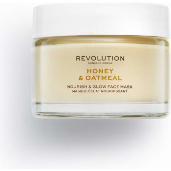 Revolution Skincare Honey & Oatmeal rozjasňujúca pleťová maska 50 ml