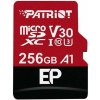 Patriot V30 A1/micro SDXC/256GB/UHS-I U3 / Class 10/+ Adaptér PEF256GEP31MCX