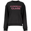CAVALLI CLASS Perfektná Dámska Mikina Čierna Farba: čierna, Veľkosť: S