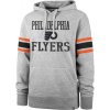 47 Brand mikina Philadelphia Flyers Double Block ’47 Sleeve Stripe Hood