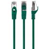 Gembird PP6A-LSZHCU-G-1M patch, S/FTP Cat. 6A LSZH, 1m, zelený