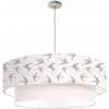 Modern čierno biely luster B&W Swallow