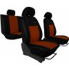 Autopoťahy Exclusive Alcantara hnedo-čierne (Alcantara-koža) Pok-ter