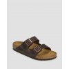 Pánske Hnedé šľapky Birkenstock Arizona Leoi Regular