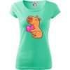 Zamilovaná kapybara - Dámske tričko Pure - 3XL ( Mätová )