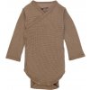 LODGER Hydrofilné zavinovacie body s dlhým rukávom Romper Ciumbelle Beige Veľ. 62