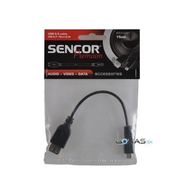 Sencor SCO 513-001 USB A/F-Micro B/M