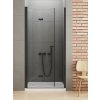 New Trendy New Soleo Black sprchové dvere 100 cm skladané čierna matná/priehľadné sklo D-0225A