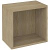 SAPHO ESPACE 35 x 22 x 35cm skrinka kúpeľňová otvorená závesná, brest bardini, ESC150-1313