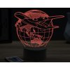 Beling 3D lampa,Planet airplane,16 farebná ULA64