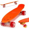 Aga Frisbee skateboard LED kolieska oranžová