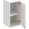 Policová skriňa Strong, zámok, P,horná, 40x76,8x40 cm, biela/biela