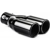 Koncovka tlmiča výfuku z nehrdzavejúcej ocele MT 004B čierna AMiO-02194