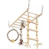 Trixie Suspension bridge rope ladder ferrets wood/rope 35 x 15 x 15 cm
