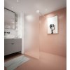 Erga Paris, sprchová zástena Walk-In 150x200 cm, 8mm sklo námraza, biely profil, ERG-V02-PARIS-150x200-FR-WH