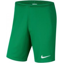 Nike DRI FIT PARK 3 JR TQO Chlapčenské futbalové kraťasy zelená