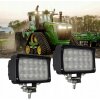 2X LED pracovná lampa 45W Halogénový reflektor pre traktor 6000K