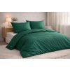 Luxusné posteľné obliečky 140x200 Zelená – bavlnený satén 100 % bavlna, zips