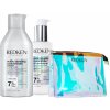 Sada pre poškodené vlasy Redken Acidic Bonding Concentrate - šampón + denné a nočné sérum + taštička zadarmo
