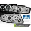 Tuning-tec PREDNÉ SVETLOMETY ANJELSKÉ OČI CCFL CHROME pasuje na VW PASSAT B5 3B 11.96-08.00