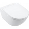 Villeroy & Boch SUBWAY 3.0 misa WC závesná s TwistFlush, so SoftClosing sedátkom alpská biela 4670TS01