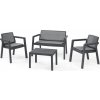 Keter Emily Patio Set se sedáky grafitová 247063