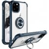 Puzdro Anti-Fall Ring iPhone 11 Pro modré Protective Case modrá silikón a tvrdený plast