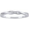 Silvego Strieborný prsteň Asumi pletený s Brilliance Zirconia JJJ1295RW 61 mm