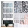WIKTORIA Žakárová Záclona vzor 018352, výška 110cm, biela farba (na metre)