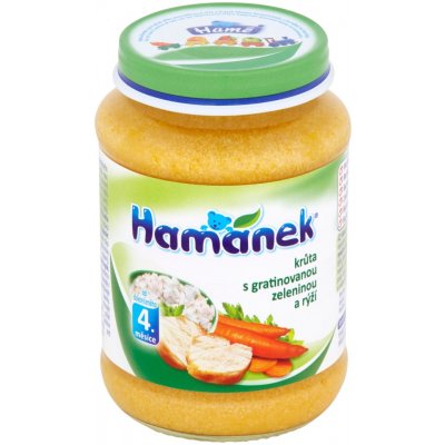 Hamé Hamánek morka s gratinovanie zeleninou a ryžou 190 g